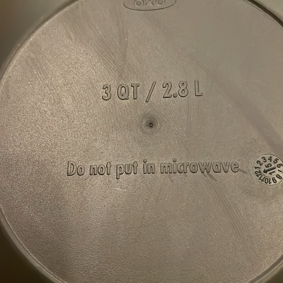 OXO set of 3 plastic bowls - Picture 4 of 6